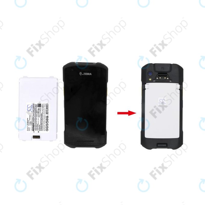 Батерия за Zebra TC21, TC26, TC26AK, TC210, TC210K, 3050mAh, BTRY-TC2Y-1XMA1-01, White, HQ