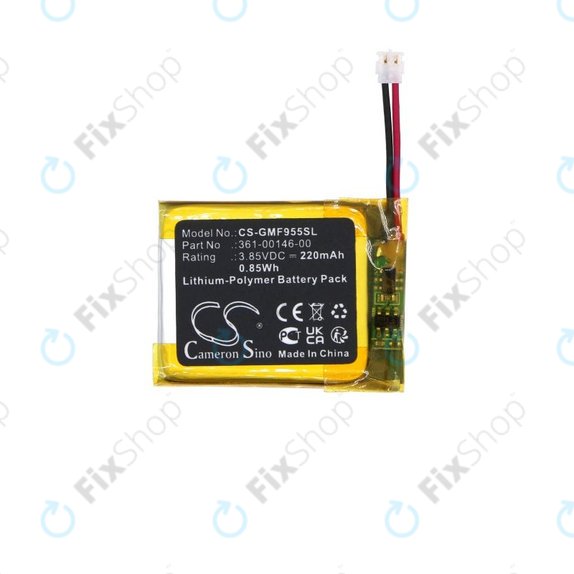 Батерия за Garmin Forerunner 955 Solar, 220mAh, Li-Pol, 3.85V, 361-00146-00, HQ