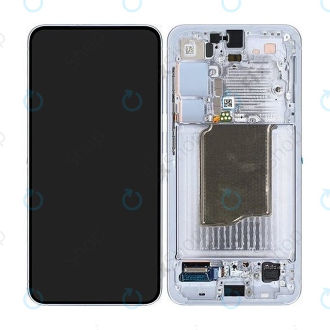 Дисплей OLED за Samsung S25, Icyblue, Тъчскрийн с рамка