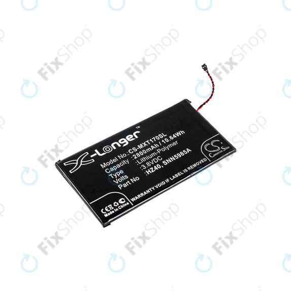 Батерия за Motorola Moto Z2 Play XT1710-09, 2800mAh, Li-Pol, 3.8 V, HZ40, HQ