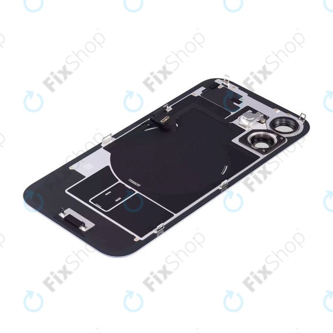Задно стъкло на корпус + стъкло на камера + метална пластина + MagSafe магнит за iPhone 16 Plus, Ultramarine