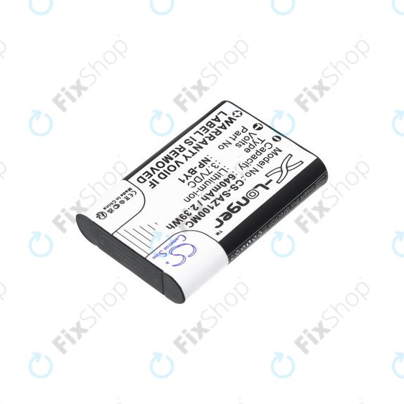 Батерия за Sony HDR-AZ1, 640mAh, Li-Ion, 3.7V, NP-BY1, HQ
