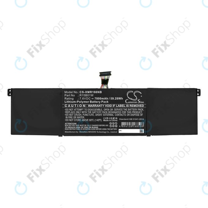 Батерия за Xiaomi Mi Pro 15.6 i3, i5, i6, 7800mAh, Li-Pol, 7.6V, R15B01W, HQ