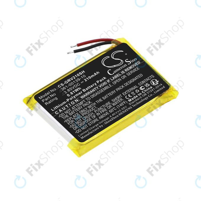 Батерия за Garmin Venu 2, 210mAh, Li-Pol, 3.85V, 361-00139-10, HQ