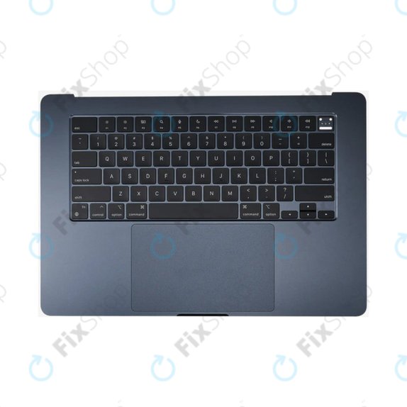 Горен корпус с клавиатура за MacBook Air 15", A3114 (2024), с US клавиатура и батерия, Midnight, 661-40269, Genuine Apple