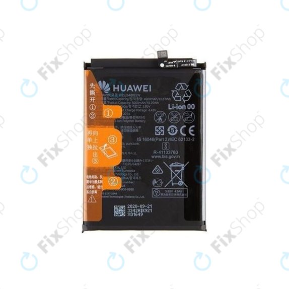 Батерия за Huawei P Smart (2021), HB526488EEW, 5000mAh, 24023342, Genuine Service Pack