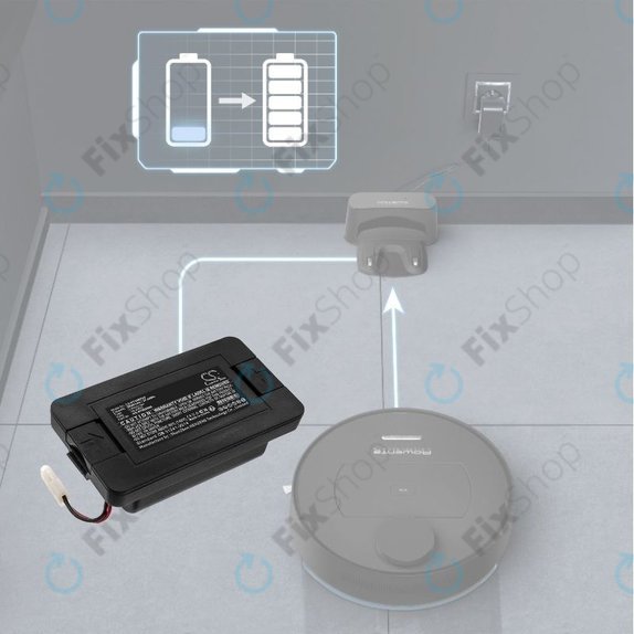 Батерия за Rowenta Explorer-series, Smart Force Essential-series, Tefal Explorer-series, RS-RT900866, Li-Ion 14.4V 2600mAh, HQ