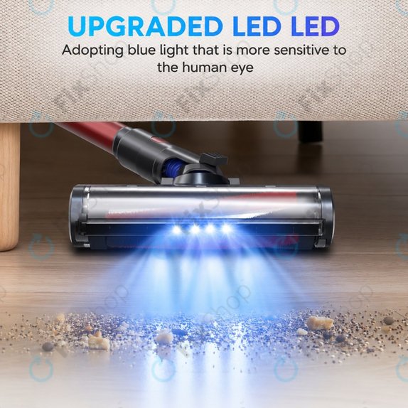 Подова глава с LED светлина за Dyson V-series, Outsize