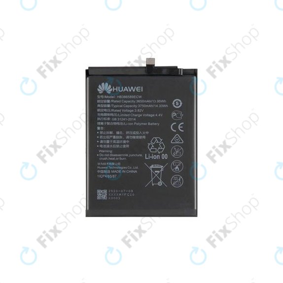 Батерия за Huawei Honor Play, Mate 20 Lite, Nova 3, P10 Plus, Nova 5T, View 10, HB386589ECW, 3750mAh, 24022732, 24022731, 24022209, Genuine Service Pack