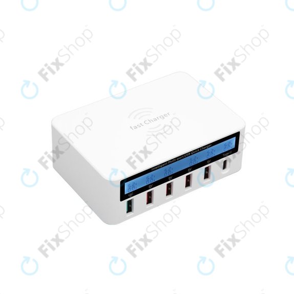 Сервизна зарядна станция WLX-818F, USB 3.0, USB-C
