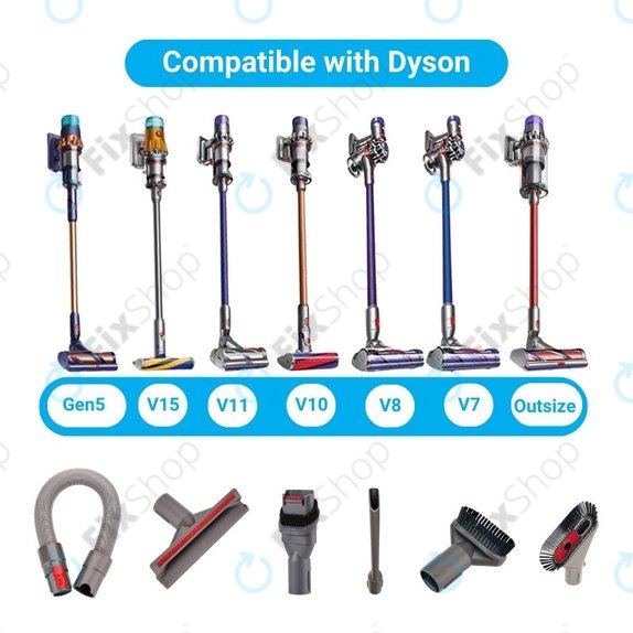 Допълнителни накрайници, комплект 6бр., за Dyson V-series, Outsize