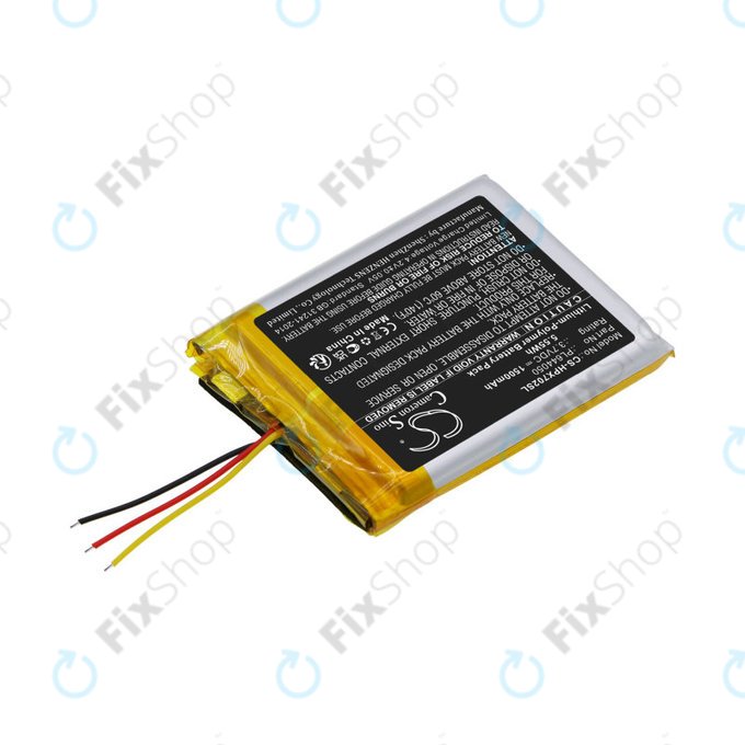 Батерия за HyperX Cloud Flight, Cloud Alpha, 1500mAh, Li-Pol, 3.7V, PL644050, HQ