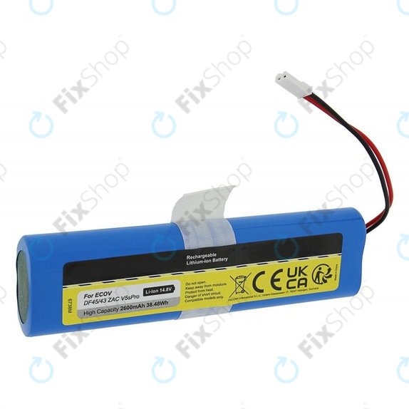 Батерия за Ecovacs Deebot DF45, M26-4S1P-AGX-2, Li-Ion 14.8V 2600mAh