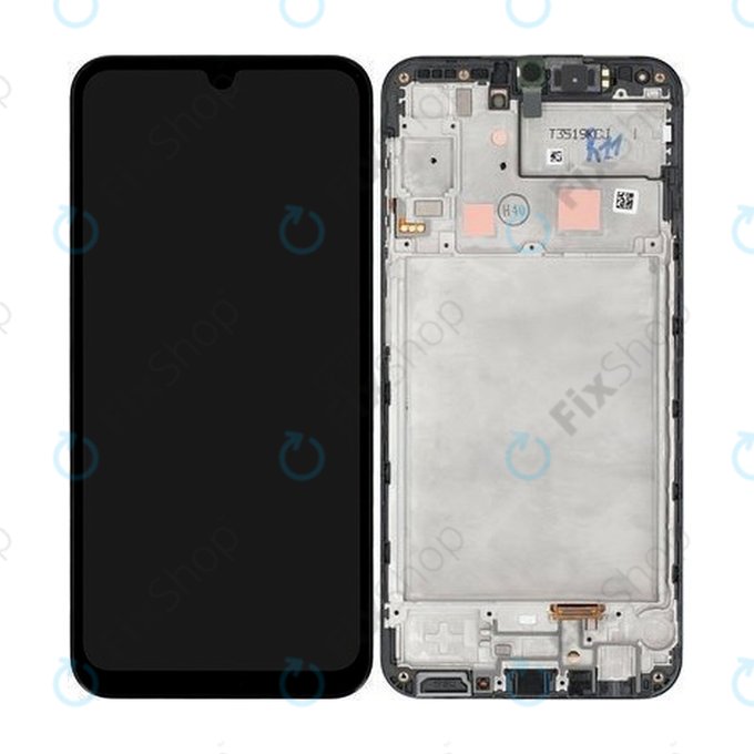 дисплей за Samsung A24 A245, Тъчскрийн и рамка, GH82-28686A, черен, Black, Genuine Service Pack