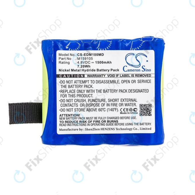 Батерия за Edan Cs-01, Edan H100, Edan H100b, Edan H100n, 1500mAh, Ni-MH, 4.8V, 4XNR49AA1500P, HQ