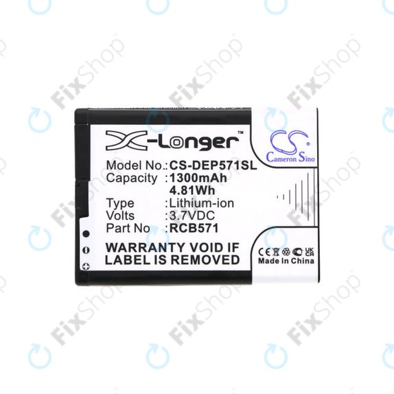 Батерия за CPA Halo 11, 1300mAh, Li-Ion, 3.7 V, RCB571, HQ