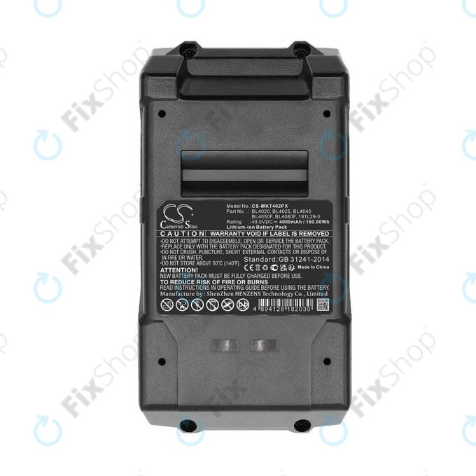 Батерия за Makita Cf001g, Ga005g, 4000mAh, Li-Ion, 40V, BL4020, HQ