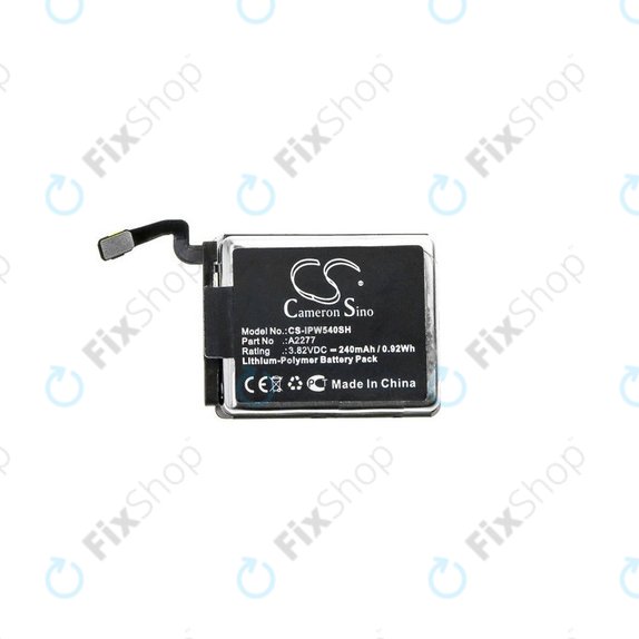 Батерия за Apple Watch 5 40 mm, 240mAh, Li-Pol, 3.82 V, A2277, HQ
