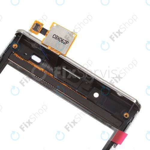 Средна рамка за LG Optimus L7 P700, ACQ85922101, бял, White, Genuine Service Pack