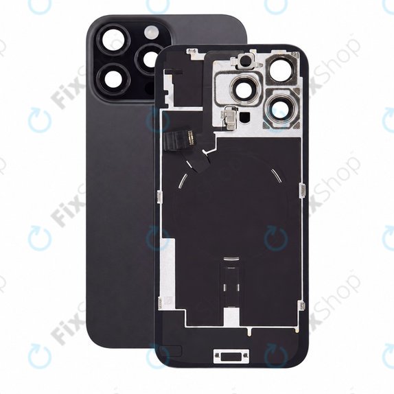 Стъкло на задния капак за iPhone 16 Pro Max, Black Titanium, Pulled A