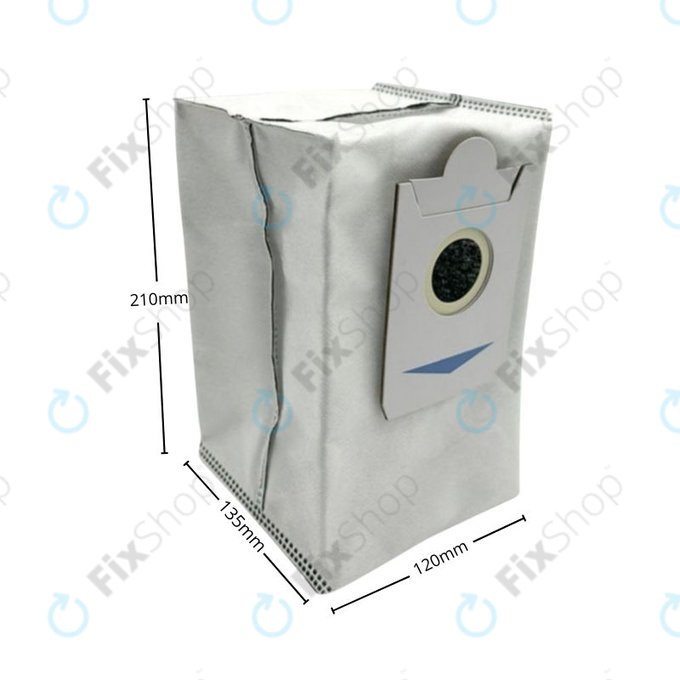Торбичка за прах, 3 бр., Активен въглен за Ecovacs Deebot X2-series, X5-series