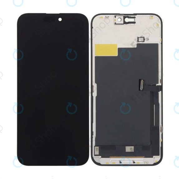 Дисплей Hard OLED за iPhone 15 Pro Max, Тъчскрийн с рамка, FixPremium
