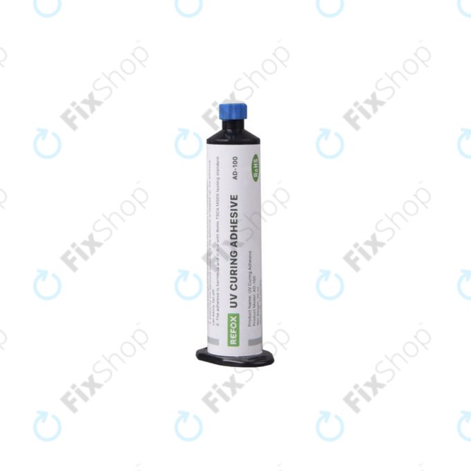 UV втвърдяващо се водоустойчиво лепило (30ml), Refox AD-100