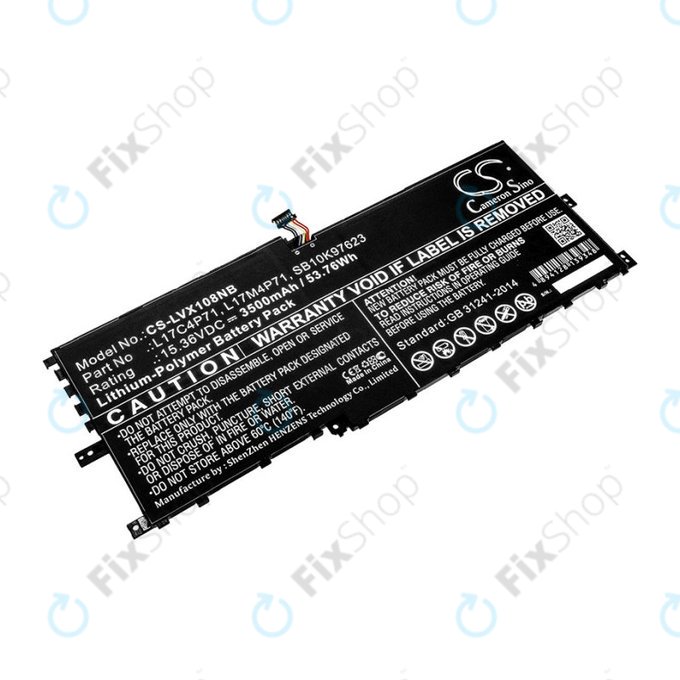 Батерия за Lenovo ThinkPad X1 Yoga 2018, 3500mAh, Li-Pol, 15.36V, L17C4P71, HQ