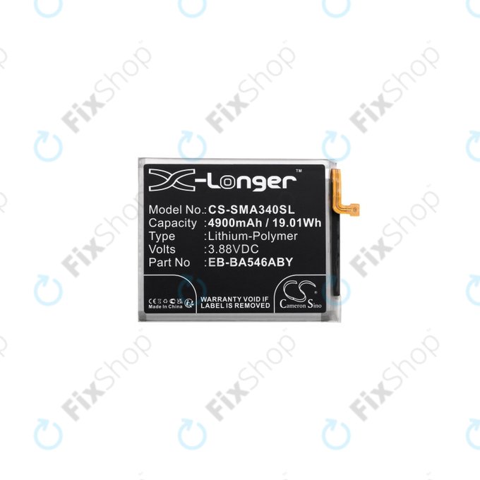 Батерия за Samsung A34 5G A346B, EB-BA546ABY, 4900mAh, HQ