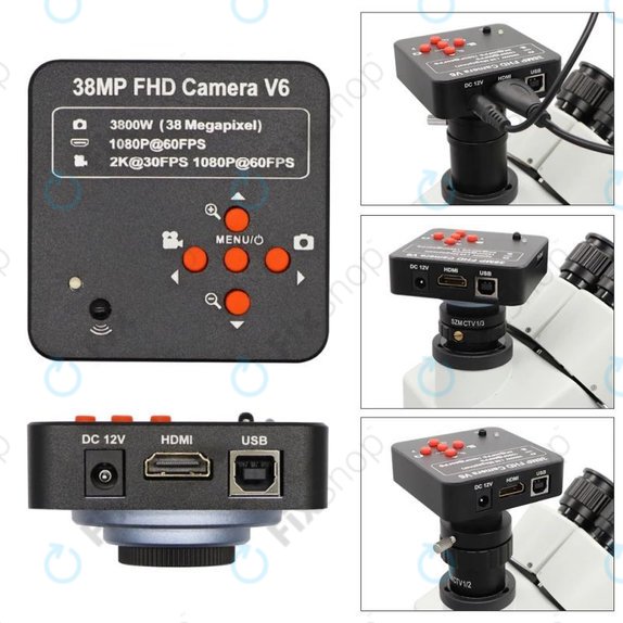 Микроскоп FX179, 38MP камера, HDMI