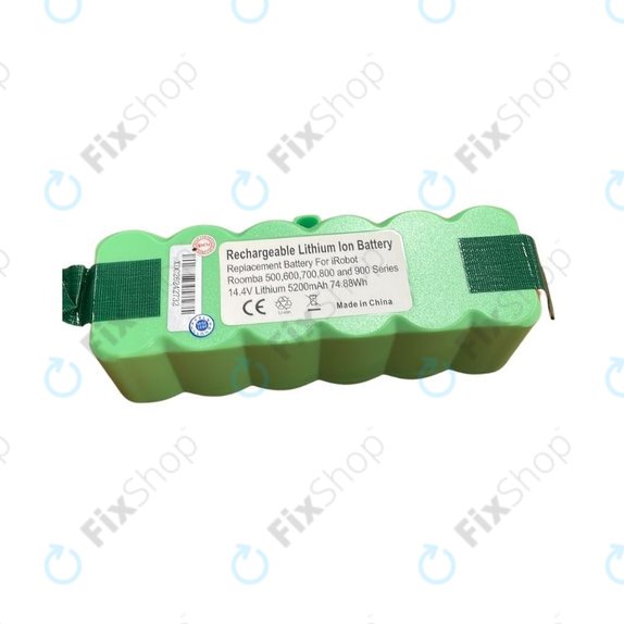 Батерия за iRobot Roomba 600, 700, 800, 900-series, 2130LI, 4502233, 4374392, Li-Ion 14.4V 5200mAh