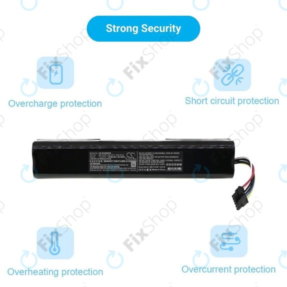 Батерия за Neato Botvac D3, D4, D5, D6, D7-series, 945-0225, 205-0011, 205-0013, Li-Ion 14.4V 4200mAh, HQ