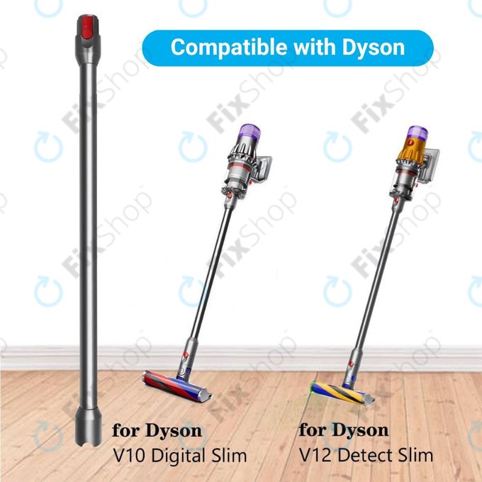 Смукателна тръба за Dyson V12, сребърен, Silver
