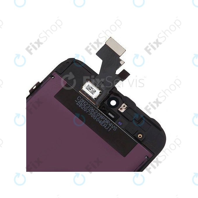 Дисплей за iPhone 5, Black, Тъчскрийн с рамка