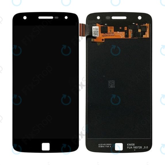 дисплей за Motorola Moto Z Play XT1635-02, Тъчскрийн без рамка, GH97-01019104003W, черен, Black, Genuine Service Pack