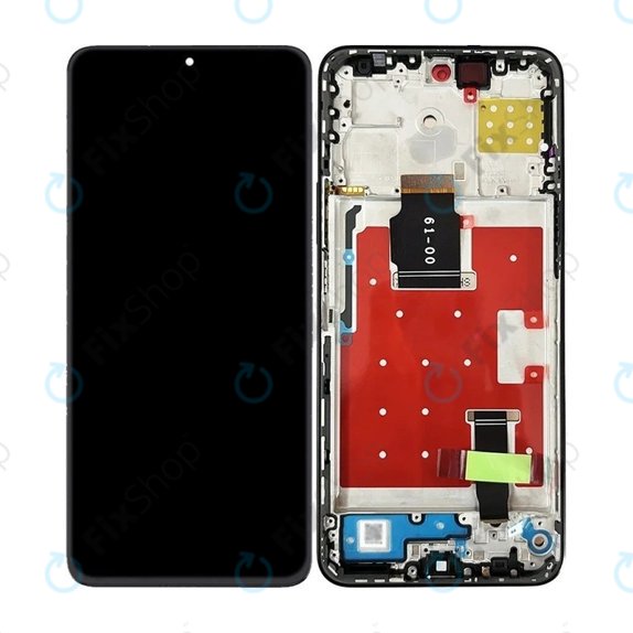 дисплей за Honor X8a CRT-LX1 CRT-LX2 CRT-LX3, Тъчскрийн и рамка, Midnight Black, TFT