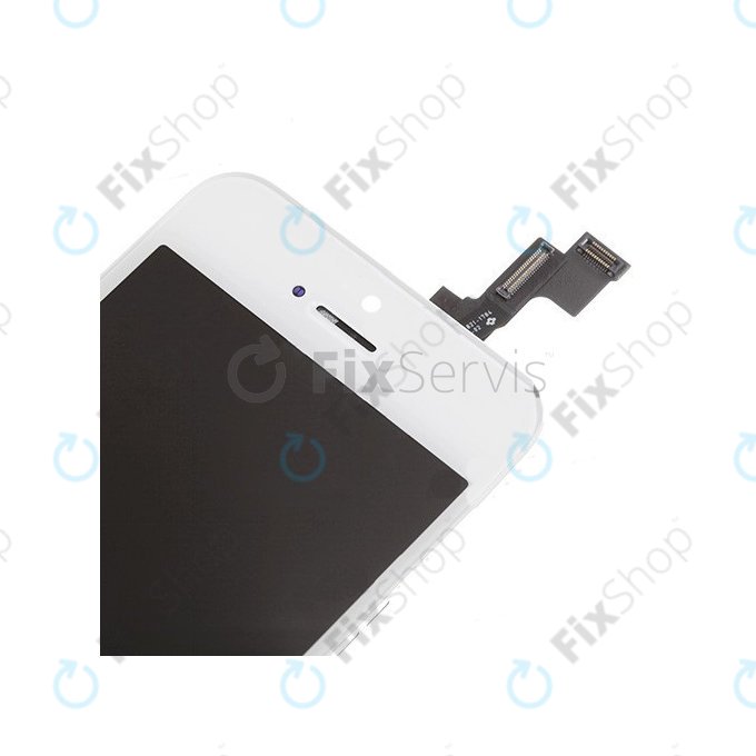 Дисплей за iPhone 5S, SE, White, Тъчскрийн с рамка