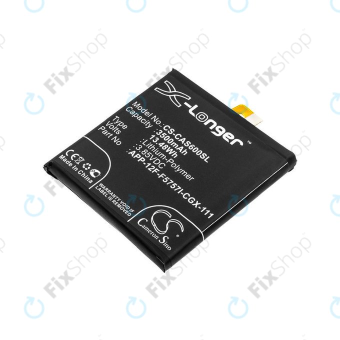 Батерия за Caterpillar CAT S60, 3500mAh, Li-Pol, 3.85 V, APP-12F-F5757I-CGX-111, HQ