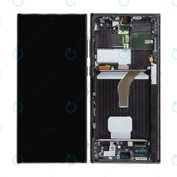 дисплей за Samsung S22 Ultra S908B, тъчскрийн, Phantom Black, TFT