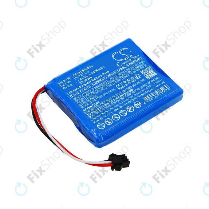 Батерия за Hantek DSO-1062B, DSO-1202B, DSO-1202S, 4500mAh, Li-Pol, 7.4V, PL727076, HQ