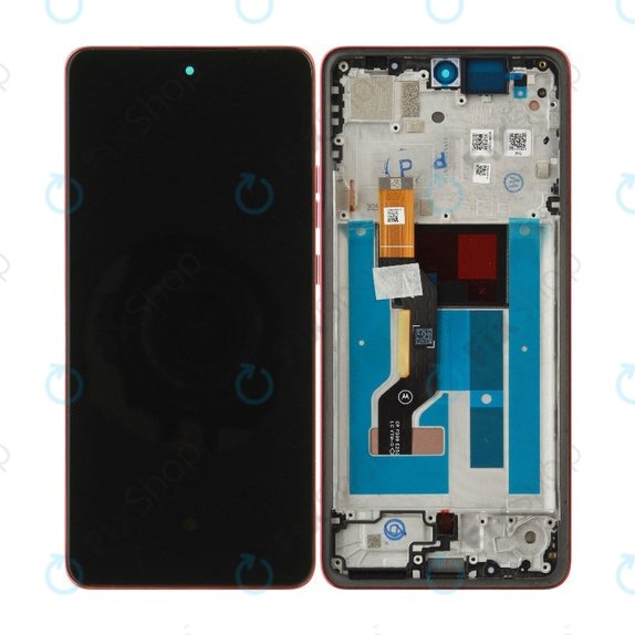 Дисплей за Motorola Moto G86 5G, Тъчскрийн с рамка, Chrysanthemum, 5D68C30477, Genuine Service Pack