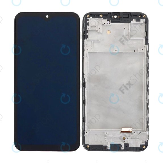 дисплей OLED за Samsung A15 5G A156B, Тъчскрийн и рамка, Brave Black
