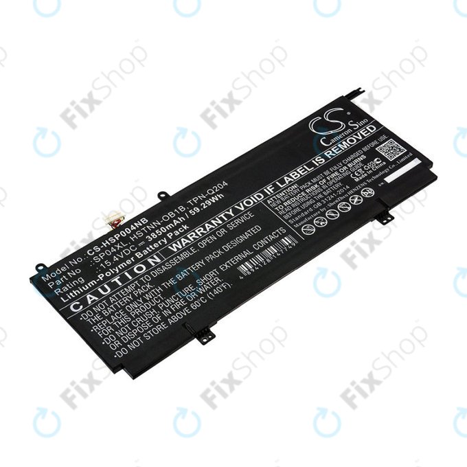 Батерия за HP Spectre X360 13, 3850mAh, Li-Pol, 15.4V, HSTNN-OB1B, HQ