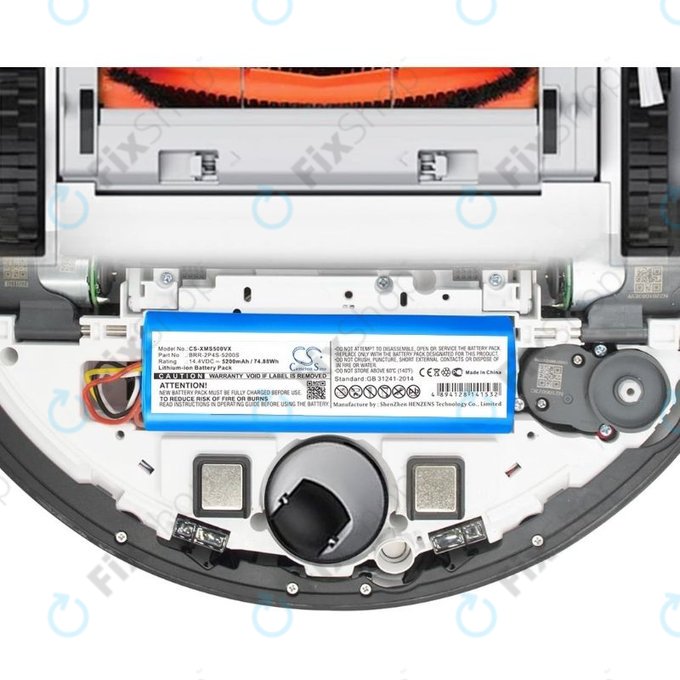 Батерия за Xiaomi Mi Robot Vacuum Mop-series, BRR-2P4S-5200, Li-Ion 14.4V 5200mAh, HQ