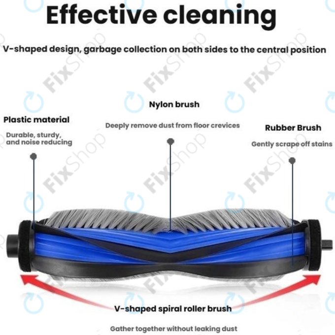 Основна четка за Ecovacs Deebot T50 Omni, T50 Pro Omni, T50 Max, T50 Max Pro Omni, T80 Omni