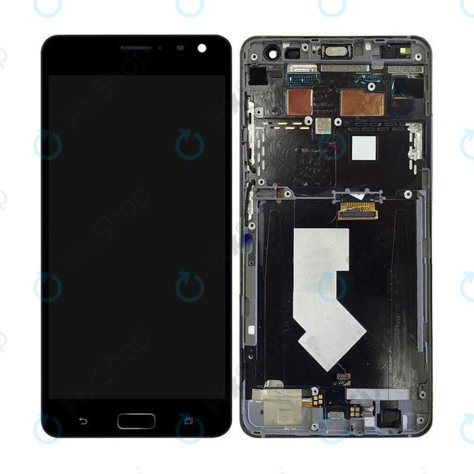 дисплей OLED за Asus Zenfone AR ZS571KL, Тъчскрийн и рамка, черен, Black