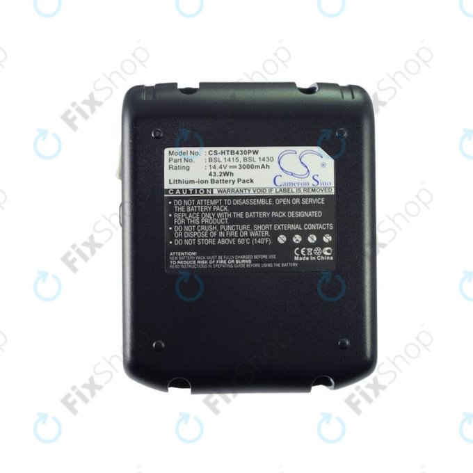 Батерия за Hitachi C 14dsl, Dv 14dbl, Wh 14dbl, 3000mAh, Li-Ion, 14.4V, BSL 1415, BSL 1430, HQ