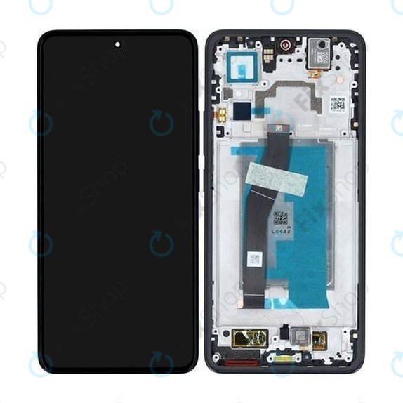 Дисплей за Xiaomi 14T, тъч стъкло с рамка, Titan Black, 5600030N12A00, Genuine Service Pack