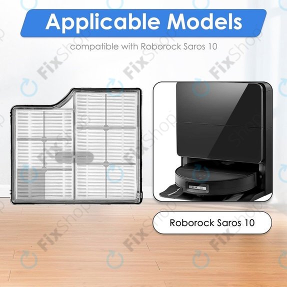HEPA филтър, 2 бр. за Xiaomi Roborock Saros 10