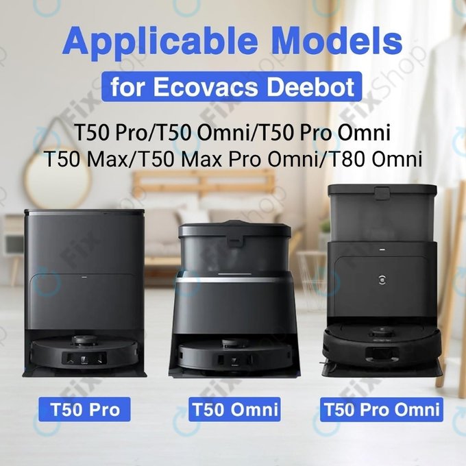 Основна четка за Ecovacs Deebot T50 Omni, T50 Pro Omni, T50 Max, T50 Max Pro Omni, T80 Omni